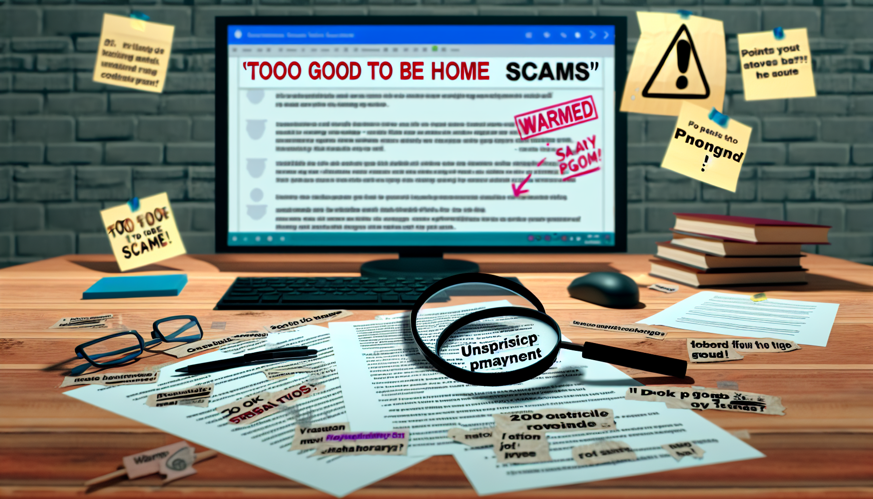 work from home scams